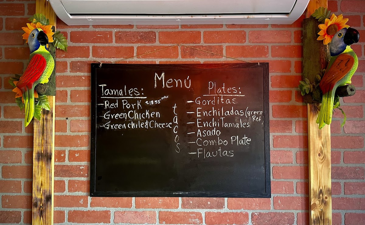 Menu Fernando's Tamales-2